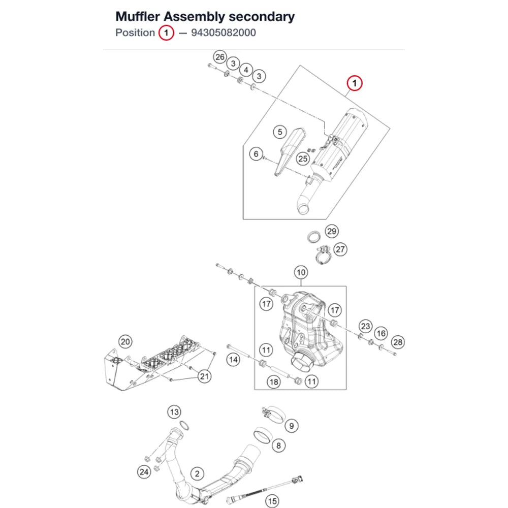 Muffler Assembly secondary