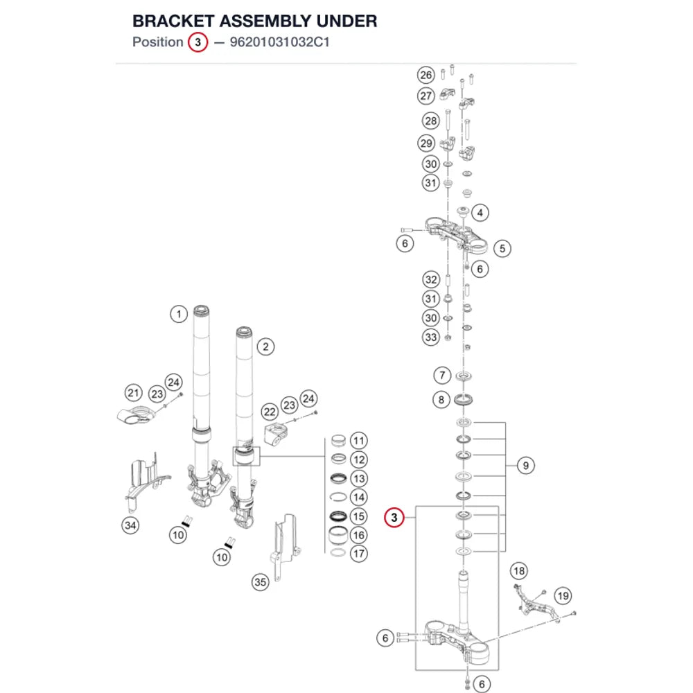 BRACKET ASSEMBLY UNDER