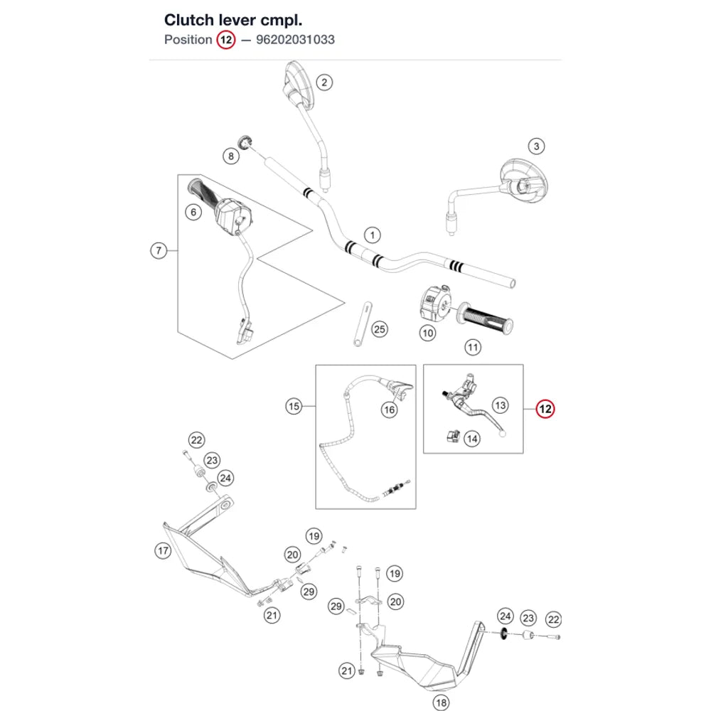 Clutch lever cmpl.