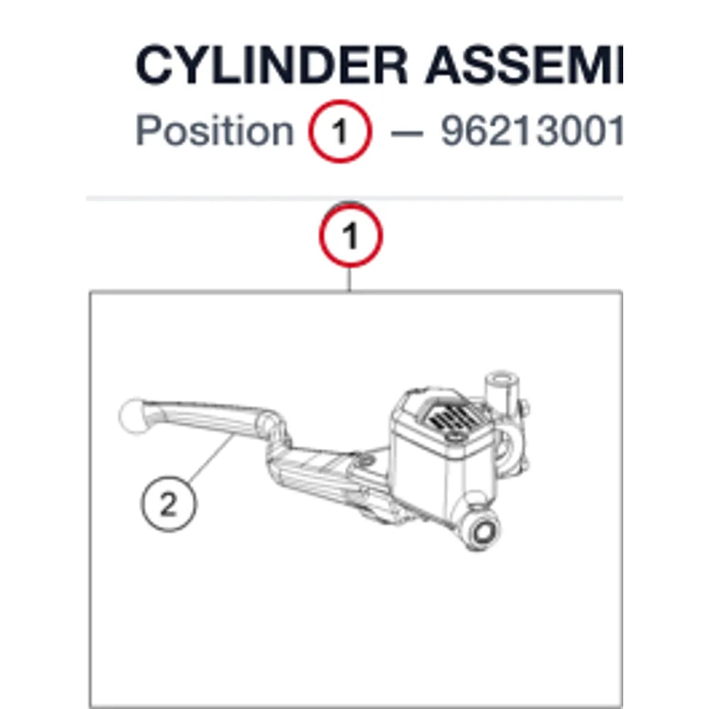CYLINDER ASSEMBLY MASTER FRONT