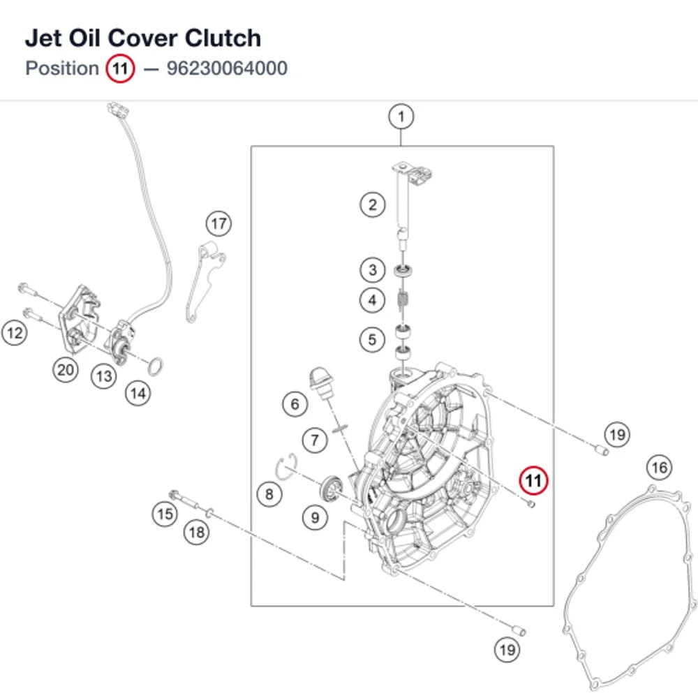 Jet Oil Cover Clutch