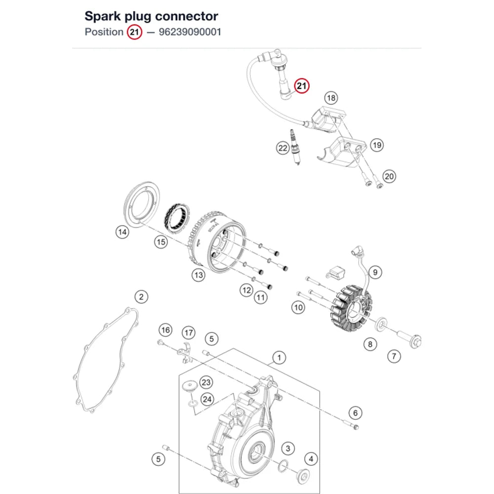 Spark plug connector