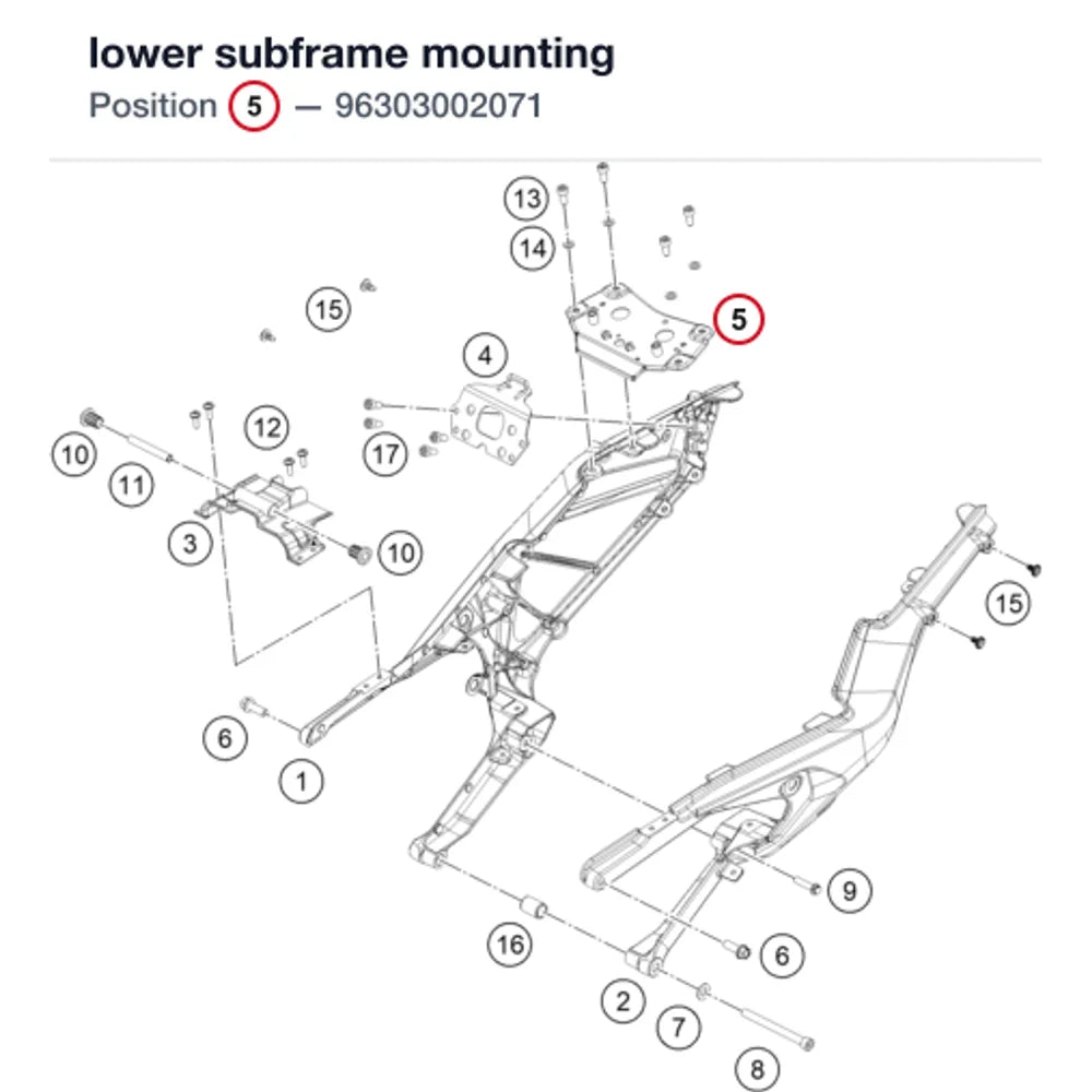 lower subframe mounting