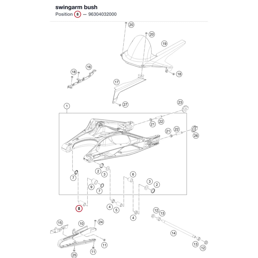swingarm bush