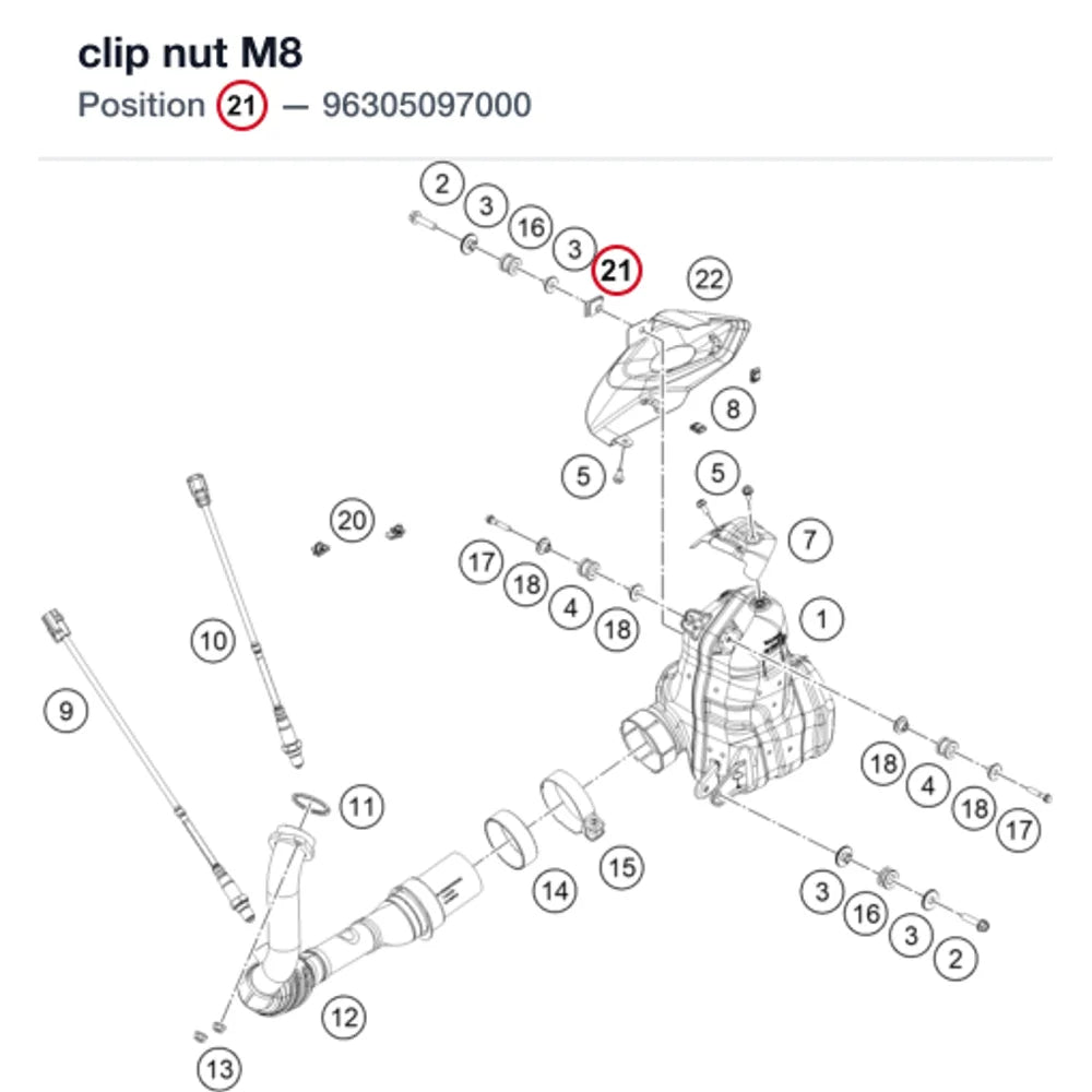clip nut M8