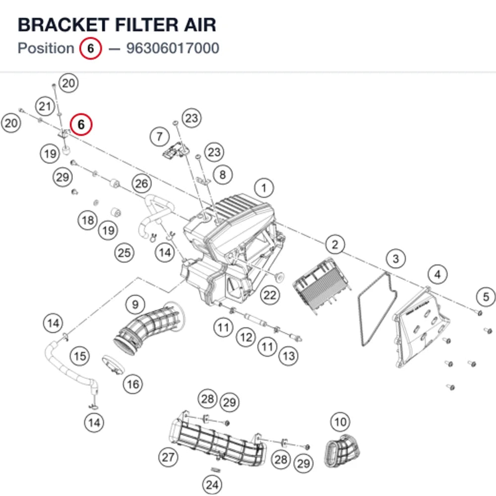BRACKET FILTER AIR
