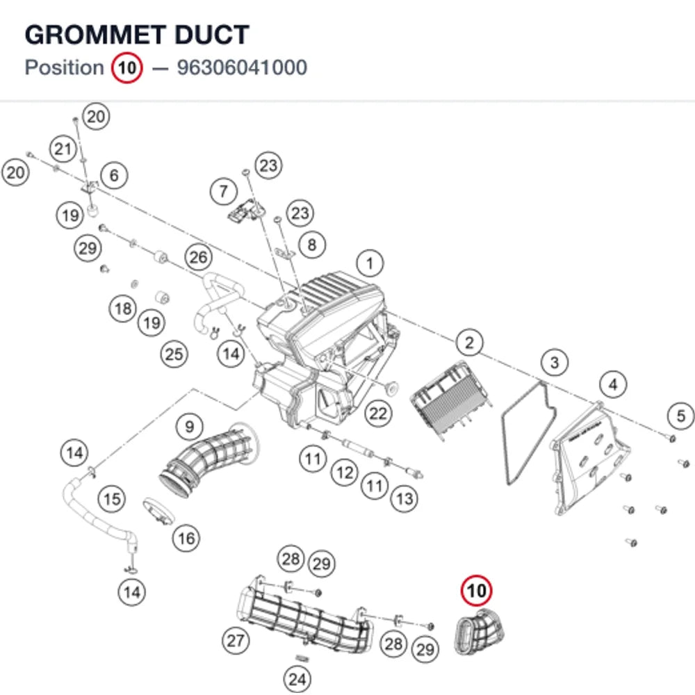 GROMMET DUCT