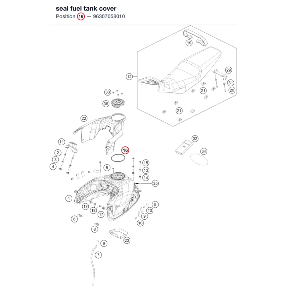 seal fuel tank cover