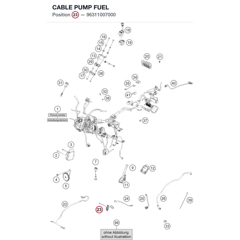 CABLE PUMP FUEL