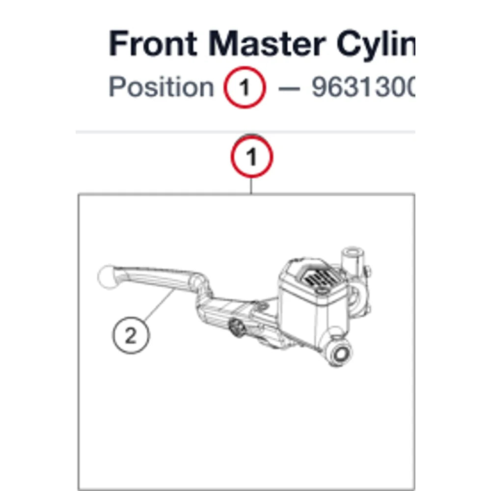 Front Master Cylinder cpl.