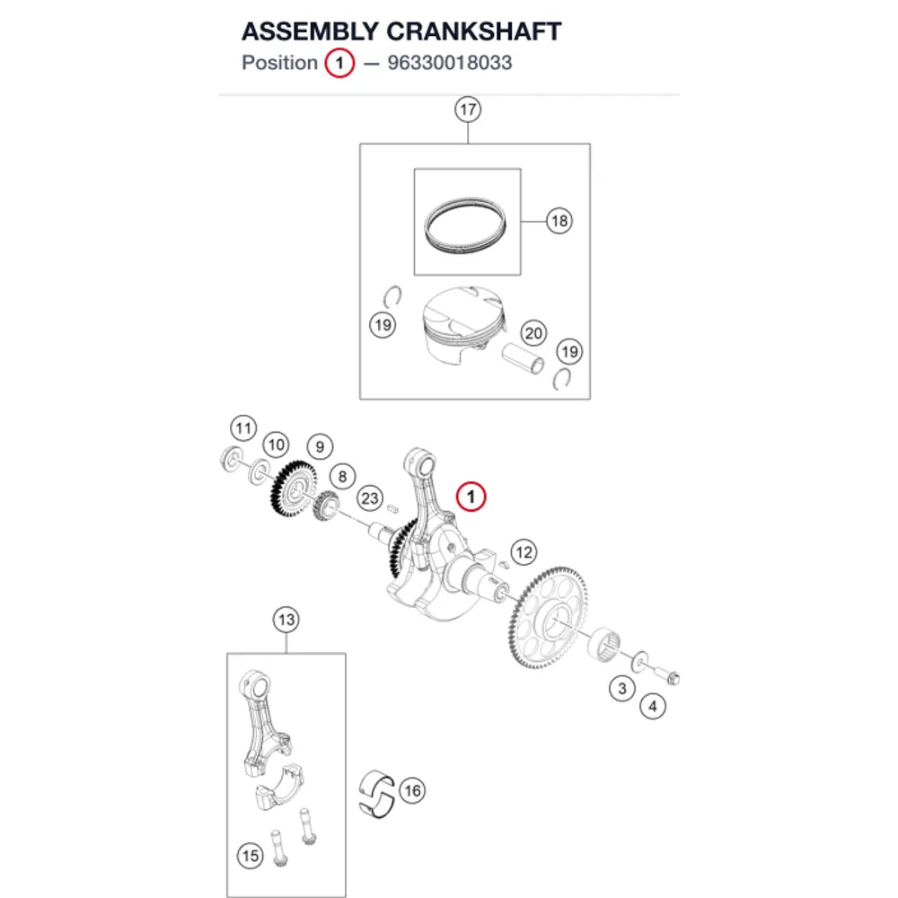 ASSEMBLY CRANKSHAFT