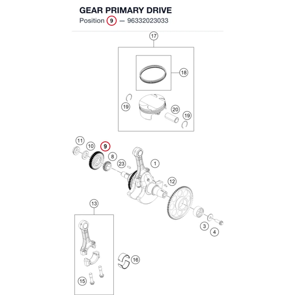 GEAR PRIMARY DRIVE