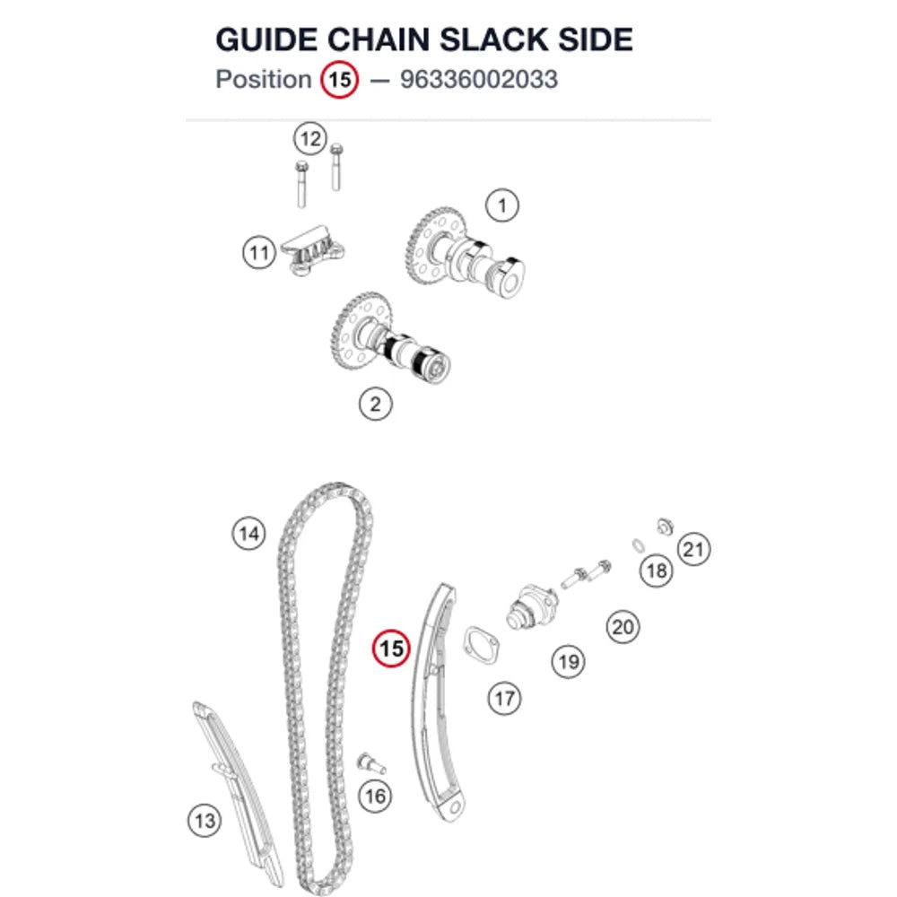GUIDE CHAIN SLACK SIDE