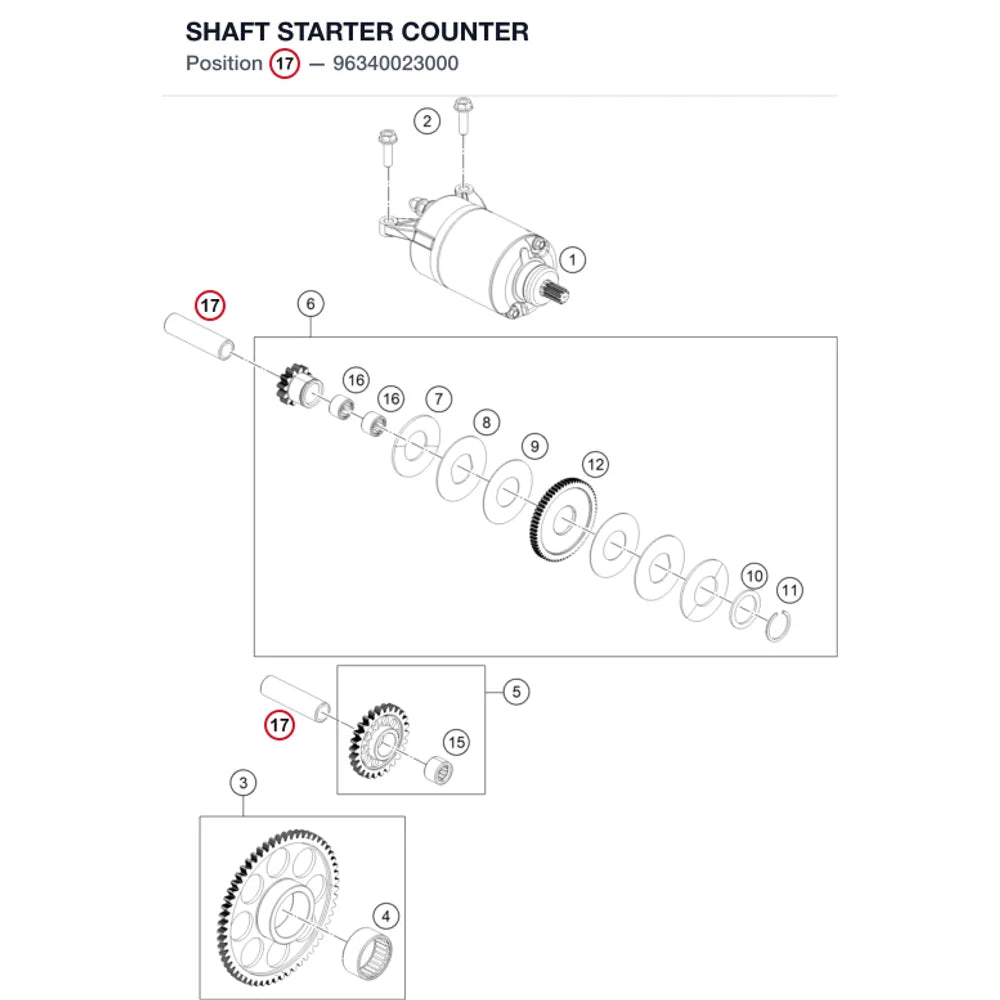 SHAFT STARTER COUNTER