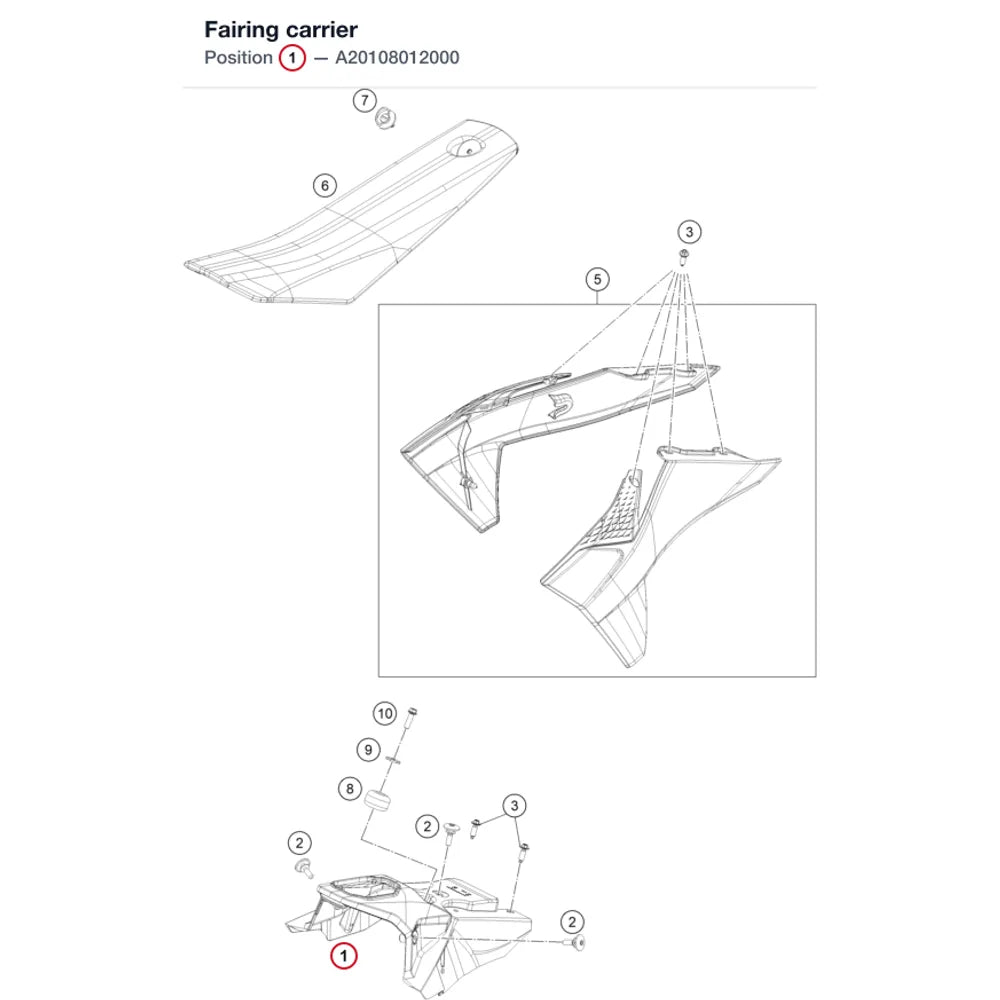 Fairing carrier