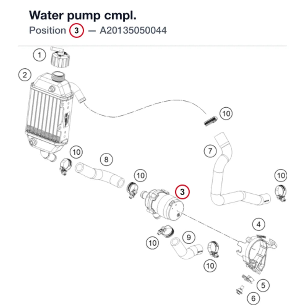 Water pump cmpl.