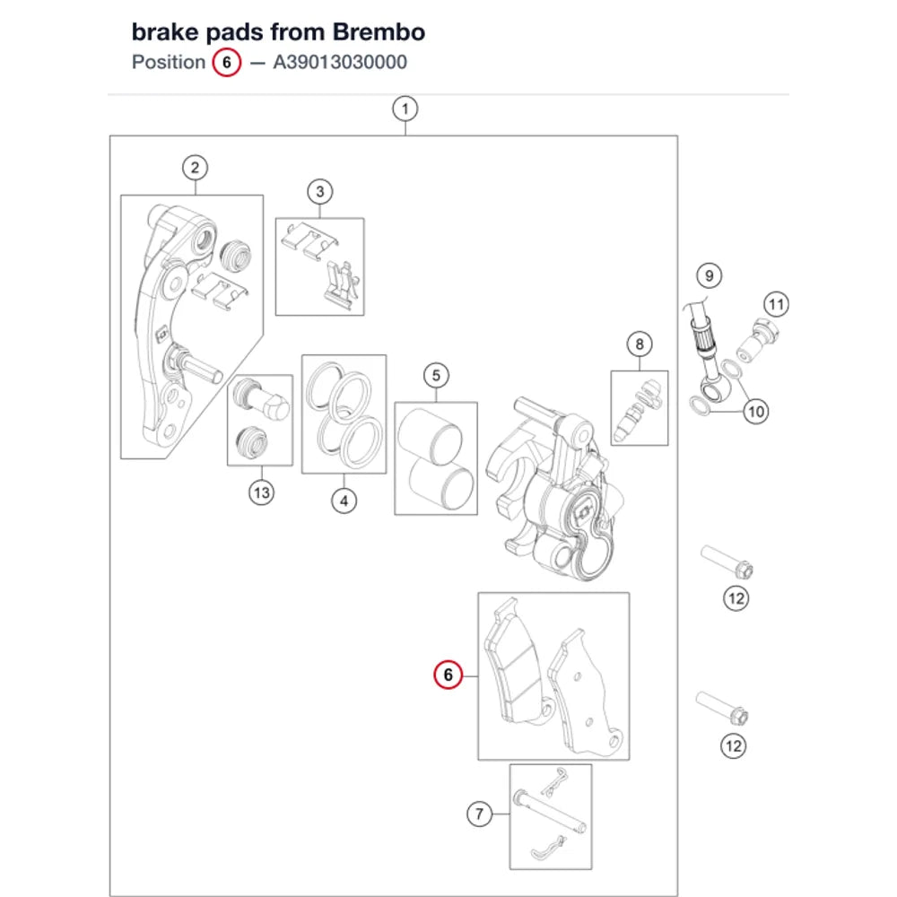 brake pads from Brembo