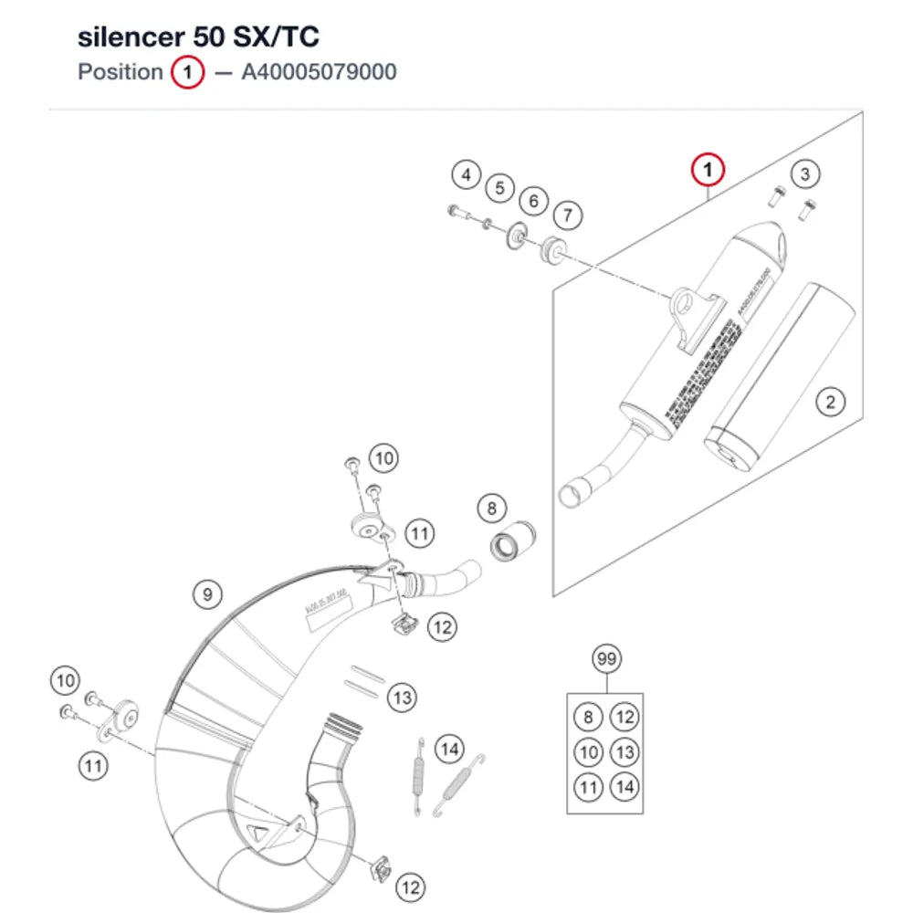 silencer 50 SX/TC