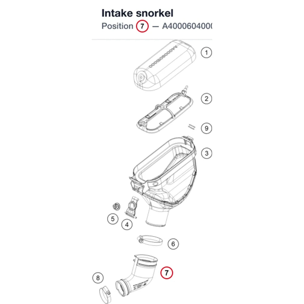 Intake snorkel
