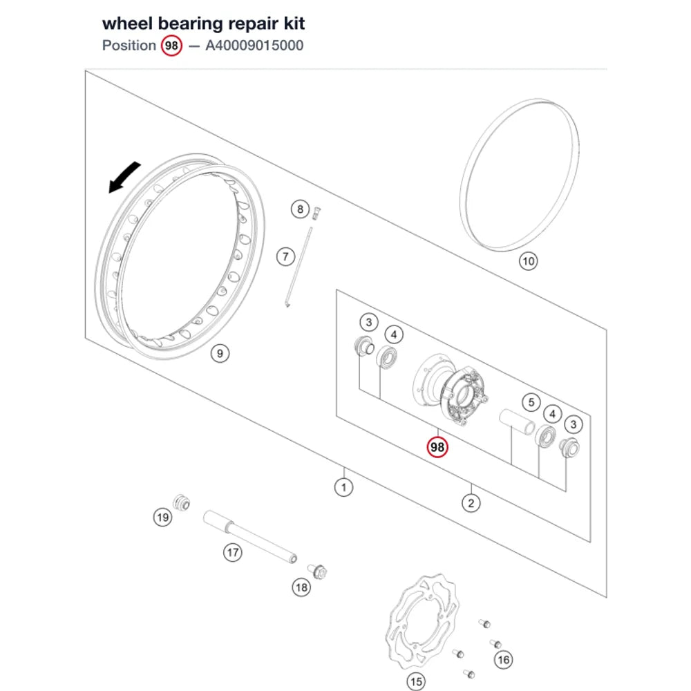 wheel bearing repair kit