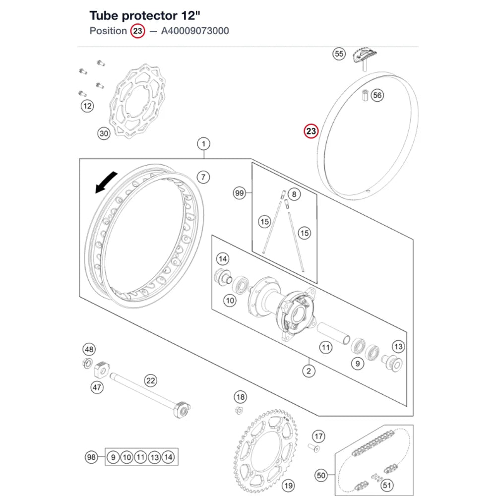 Tube protector 12"