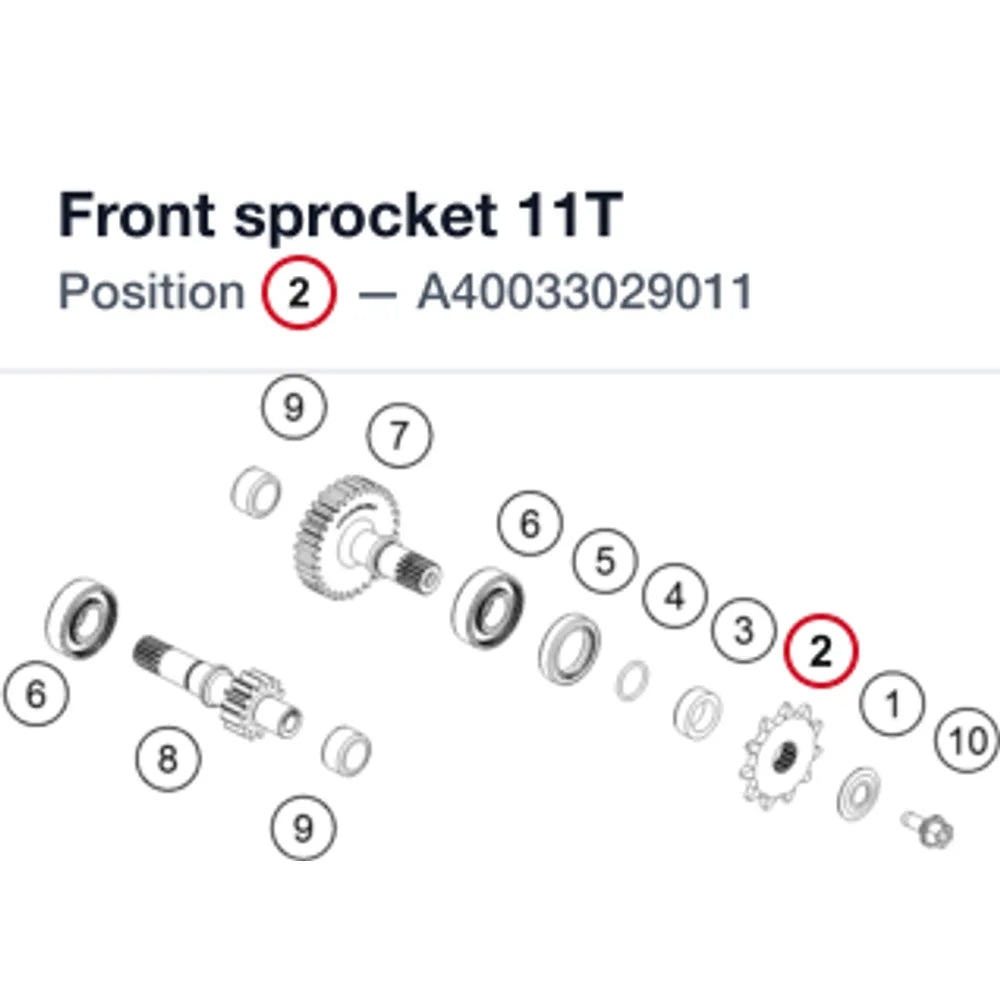 Front sprocket 11T