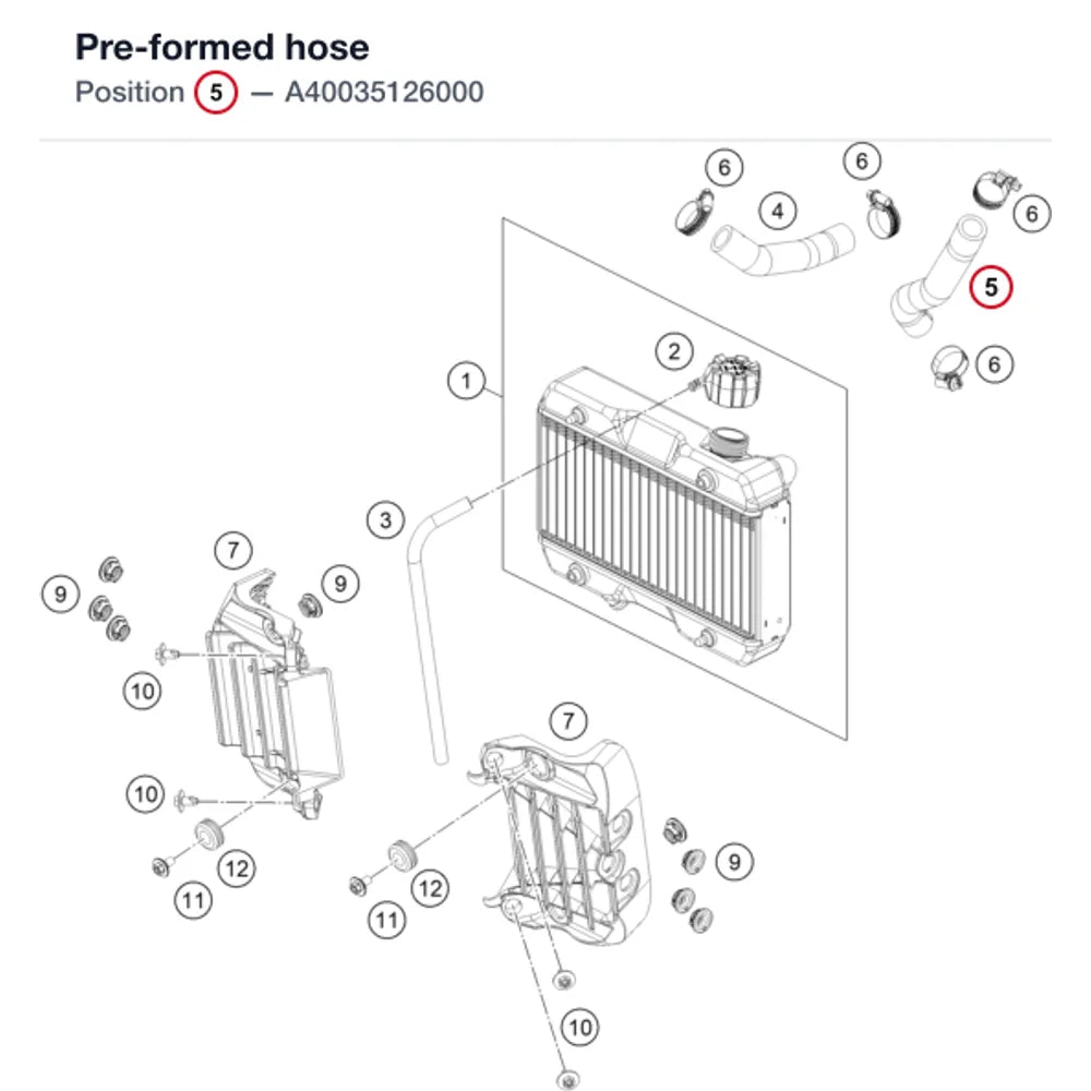 Pre-formed hose