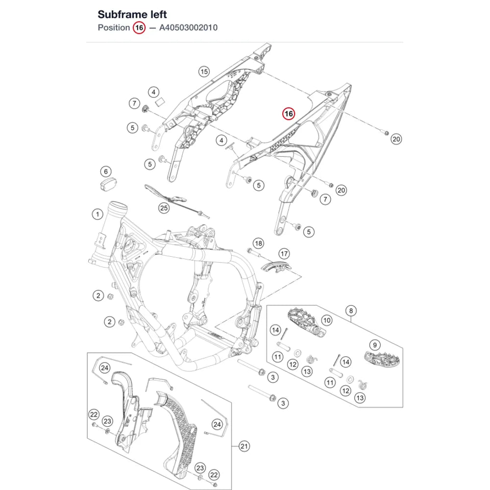 Subframe left