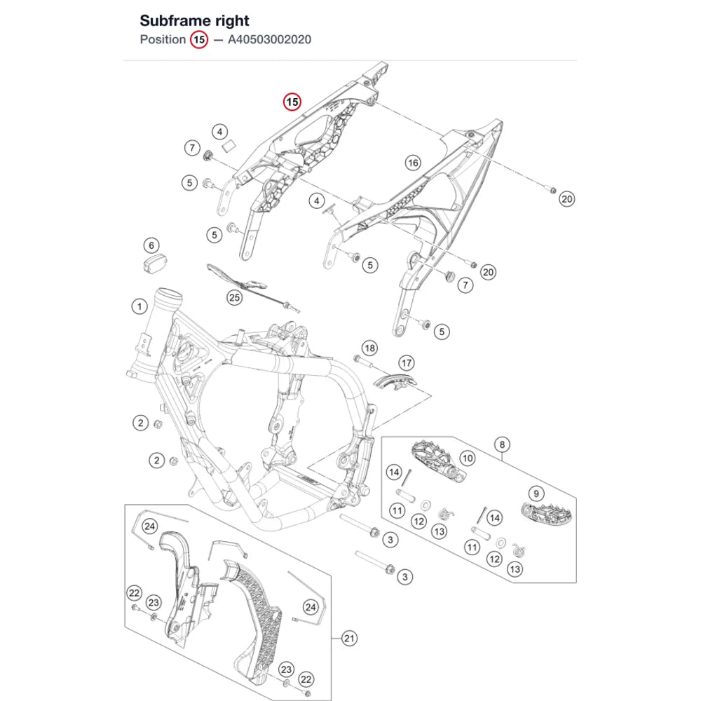 Subframe right