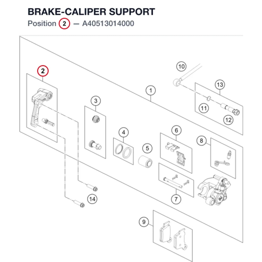 BRAKE-CALIPER SUPPORT
