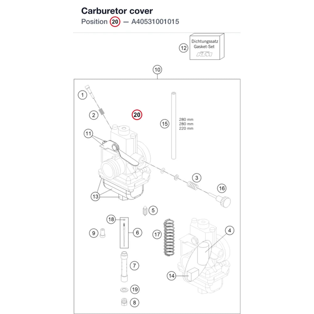 Carburetor cover