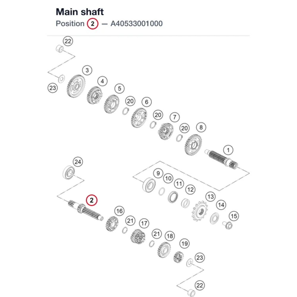 Main shaft