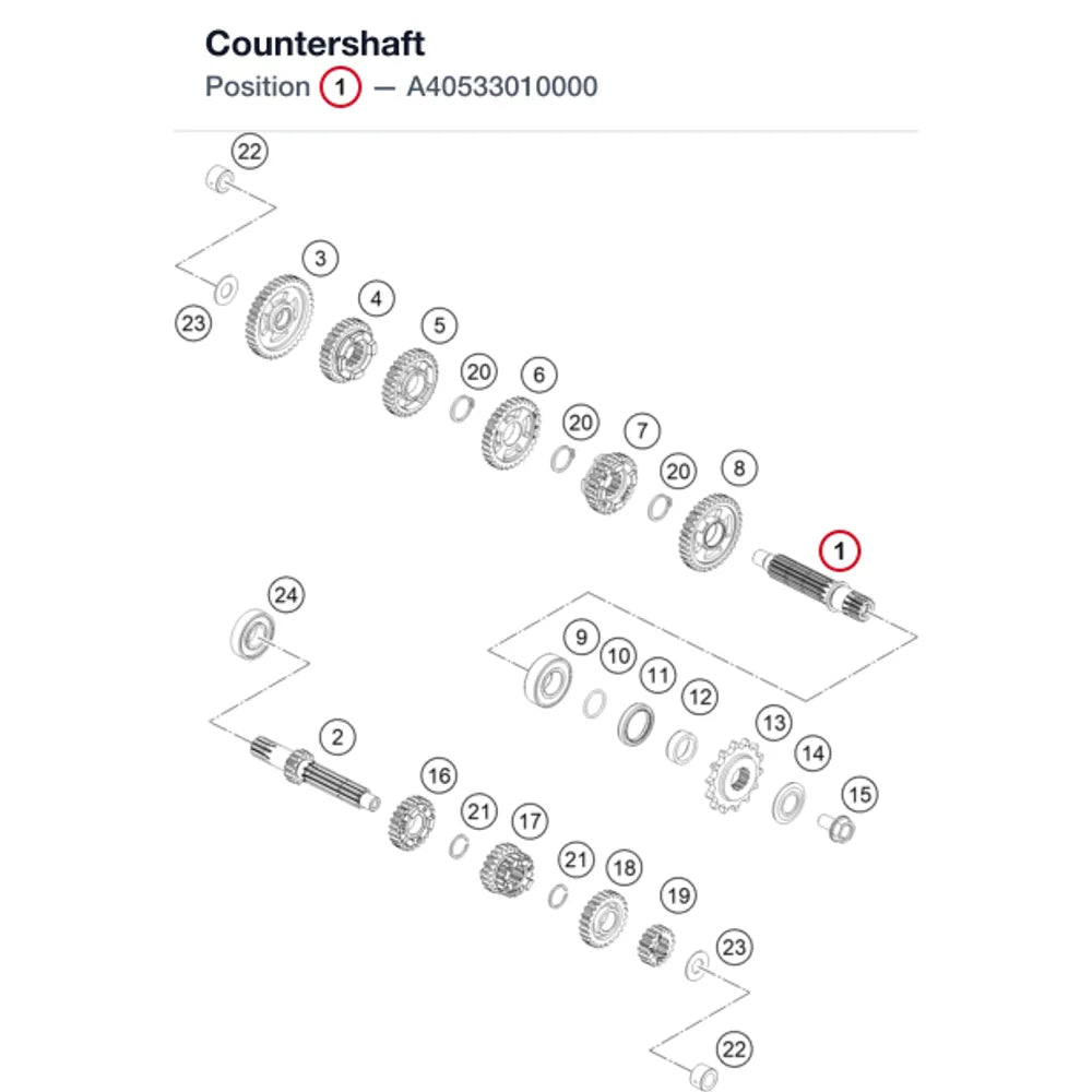 Countershaft