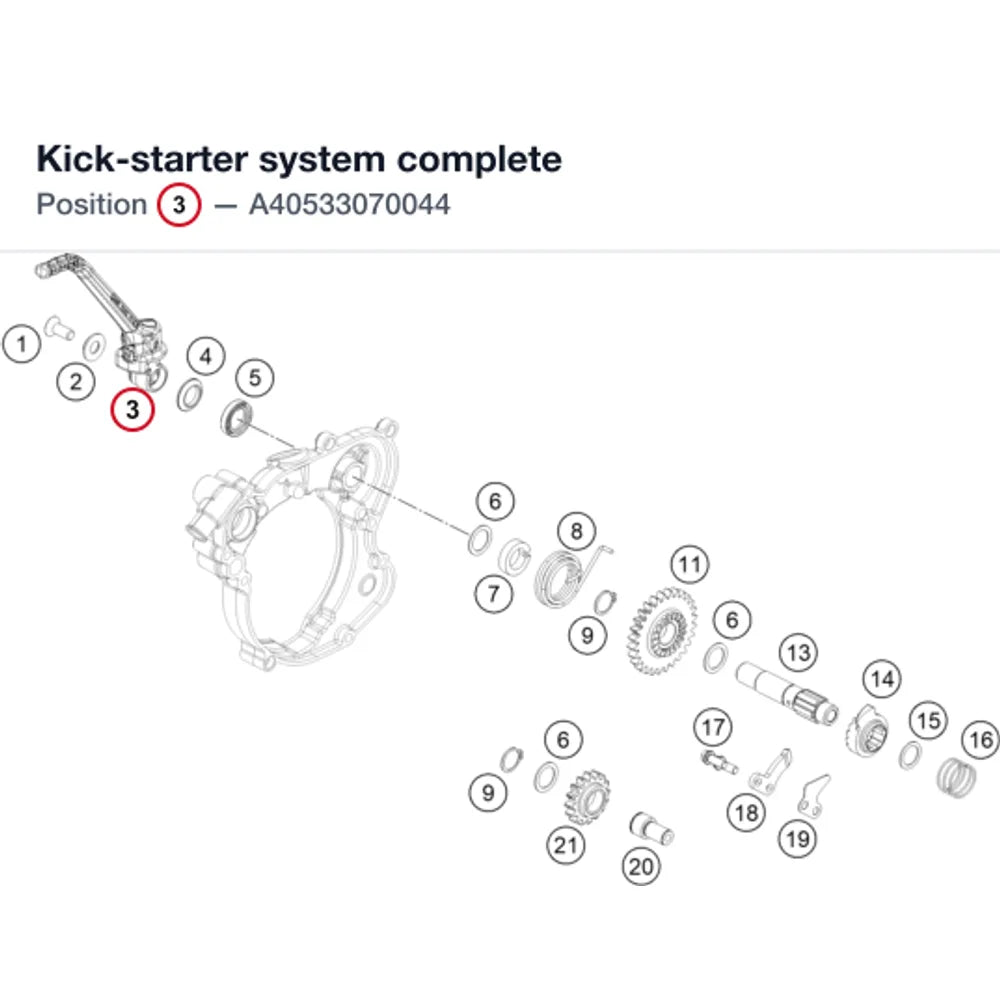 Kick-starter system complete