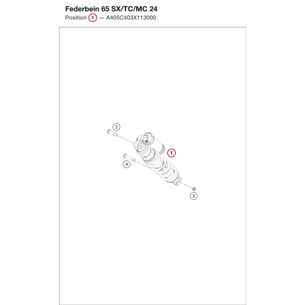 Federbein 65 SX/TC/MC 24
