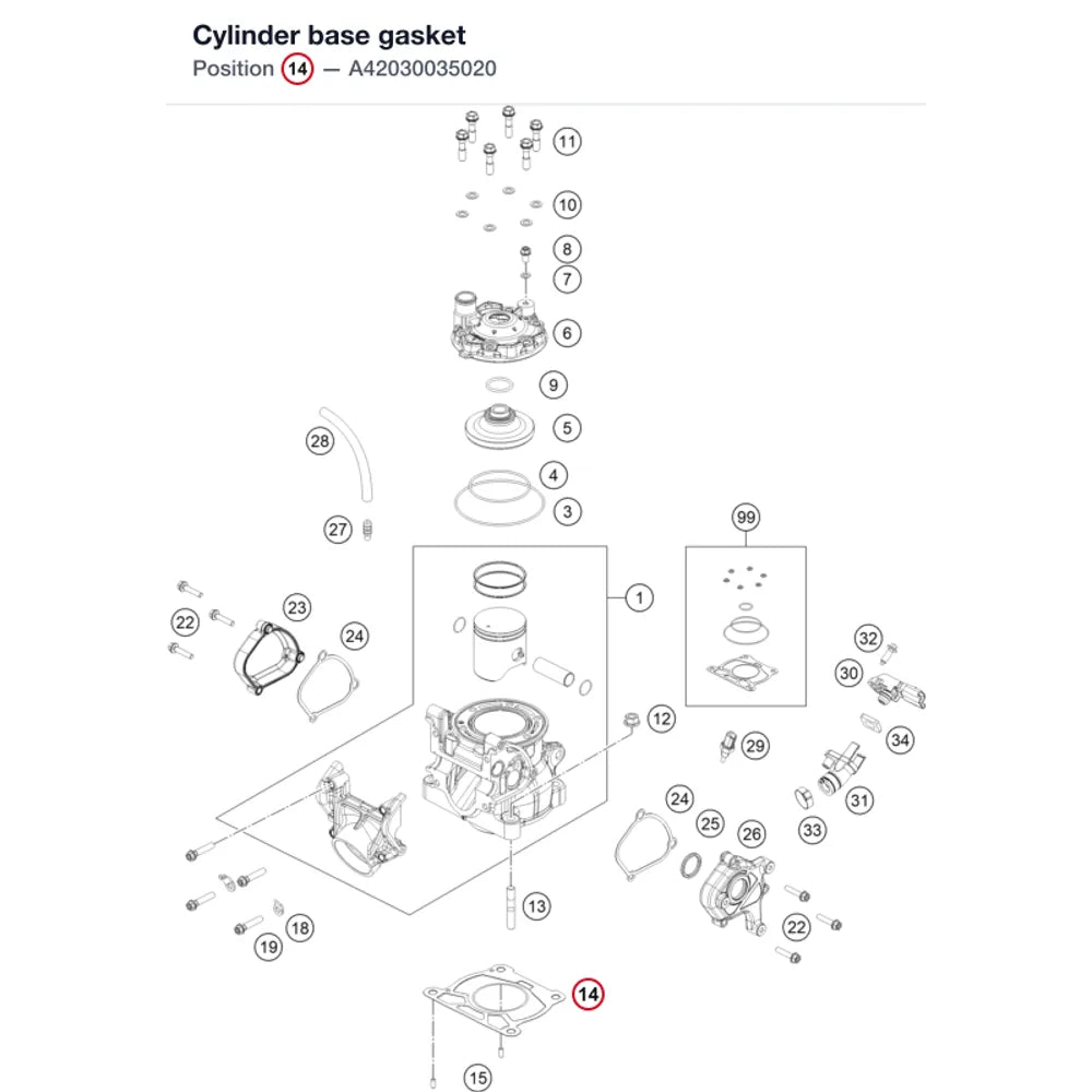 Cylinder base gasket