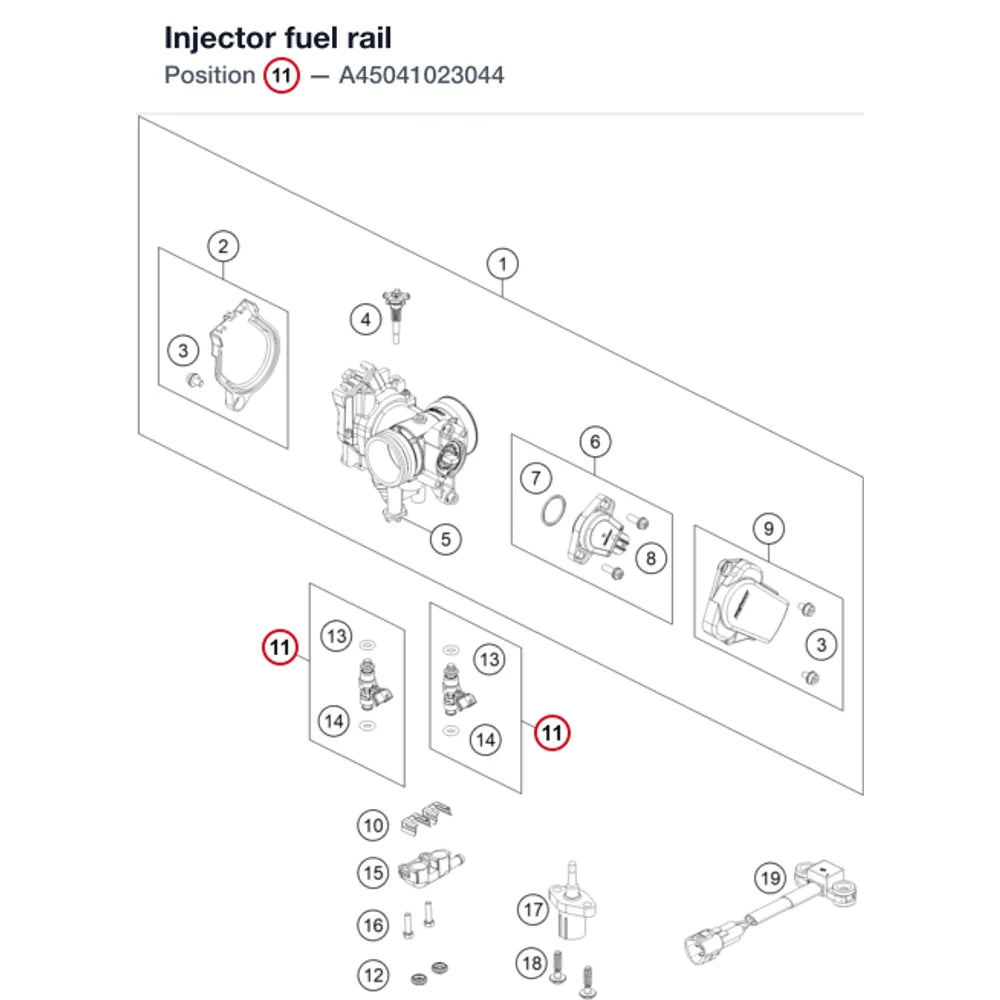 Injector fuel rail