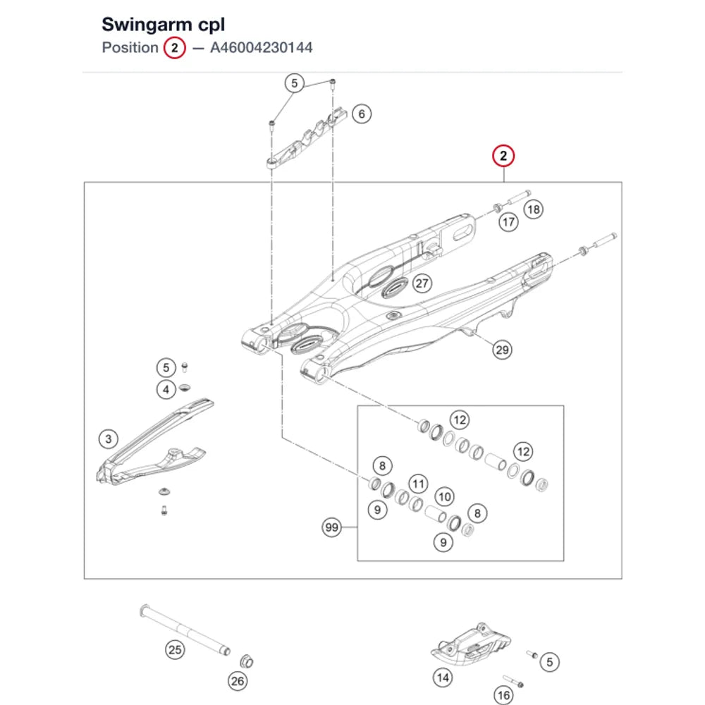 Swingarm cpl