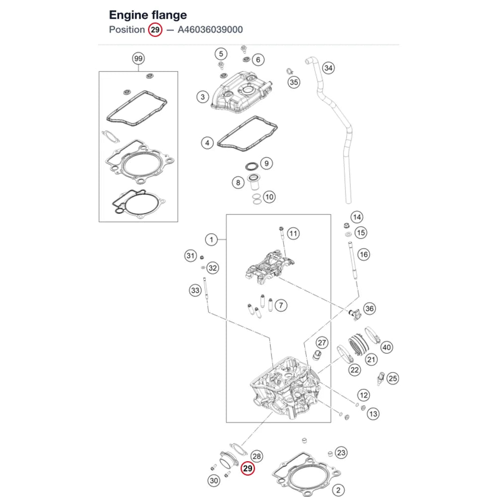 Engine flange
