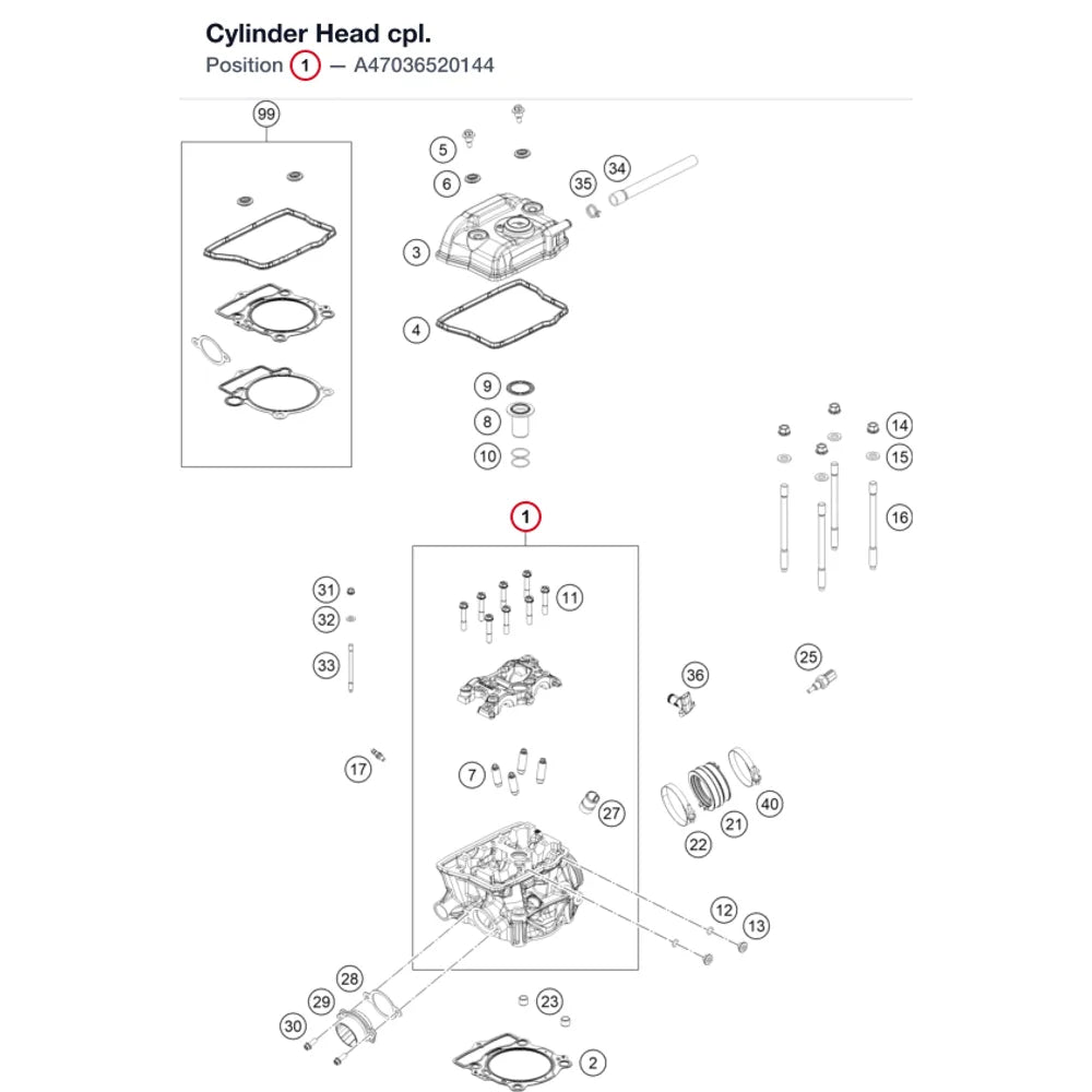 Cylinder Head cpl.