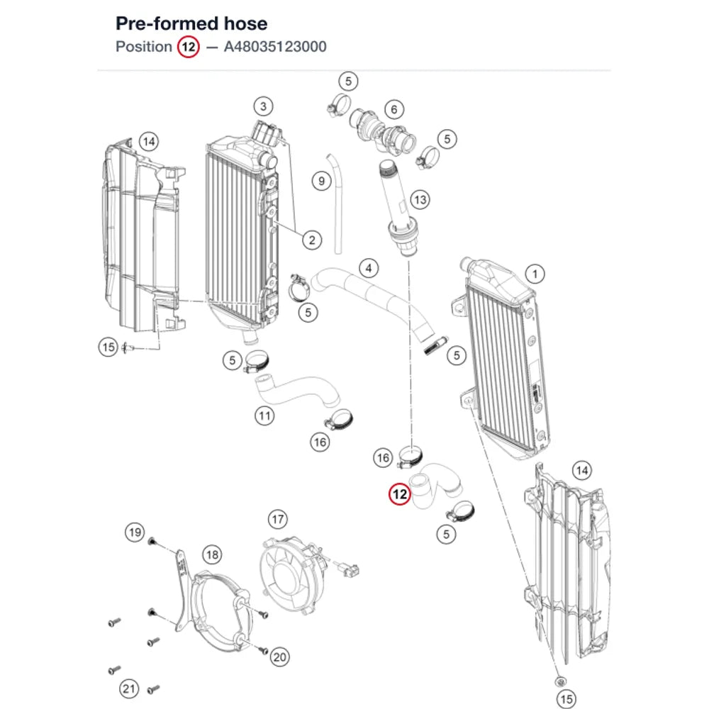 Pre-formed hose