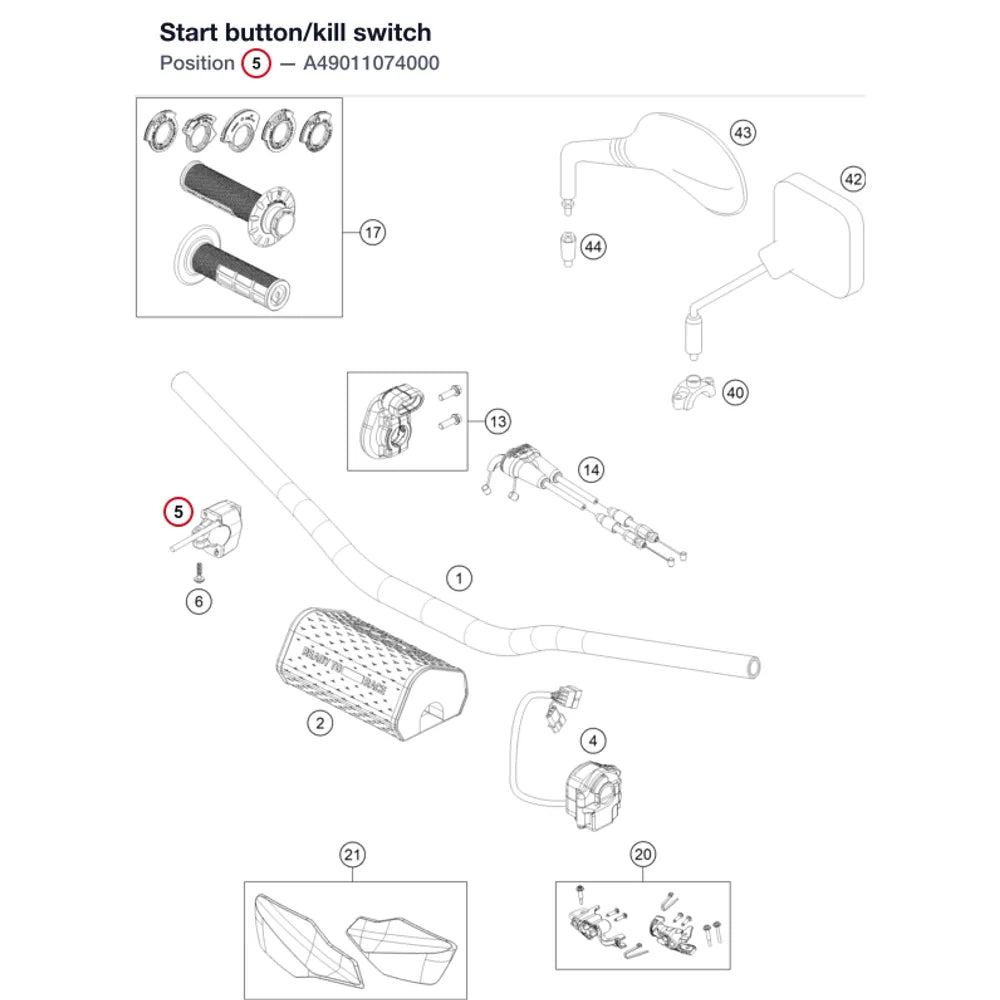 Start button/kill switch