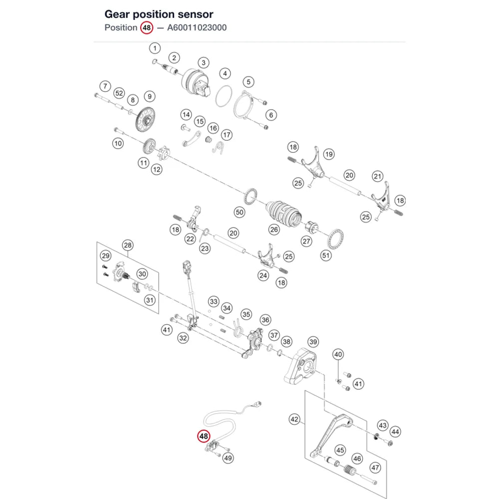 Gear position sensor