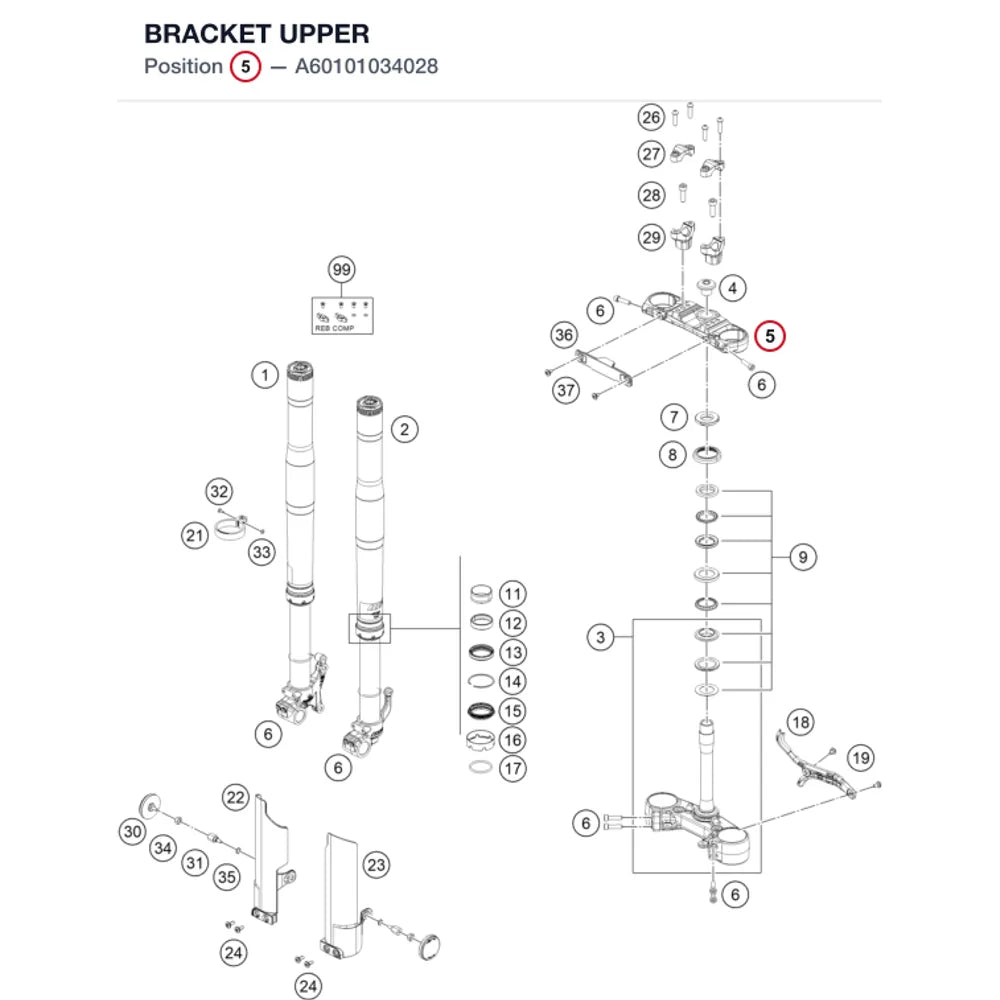 BRACKET UPPER
