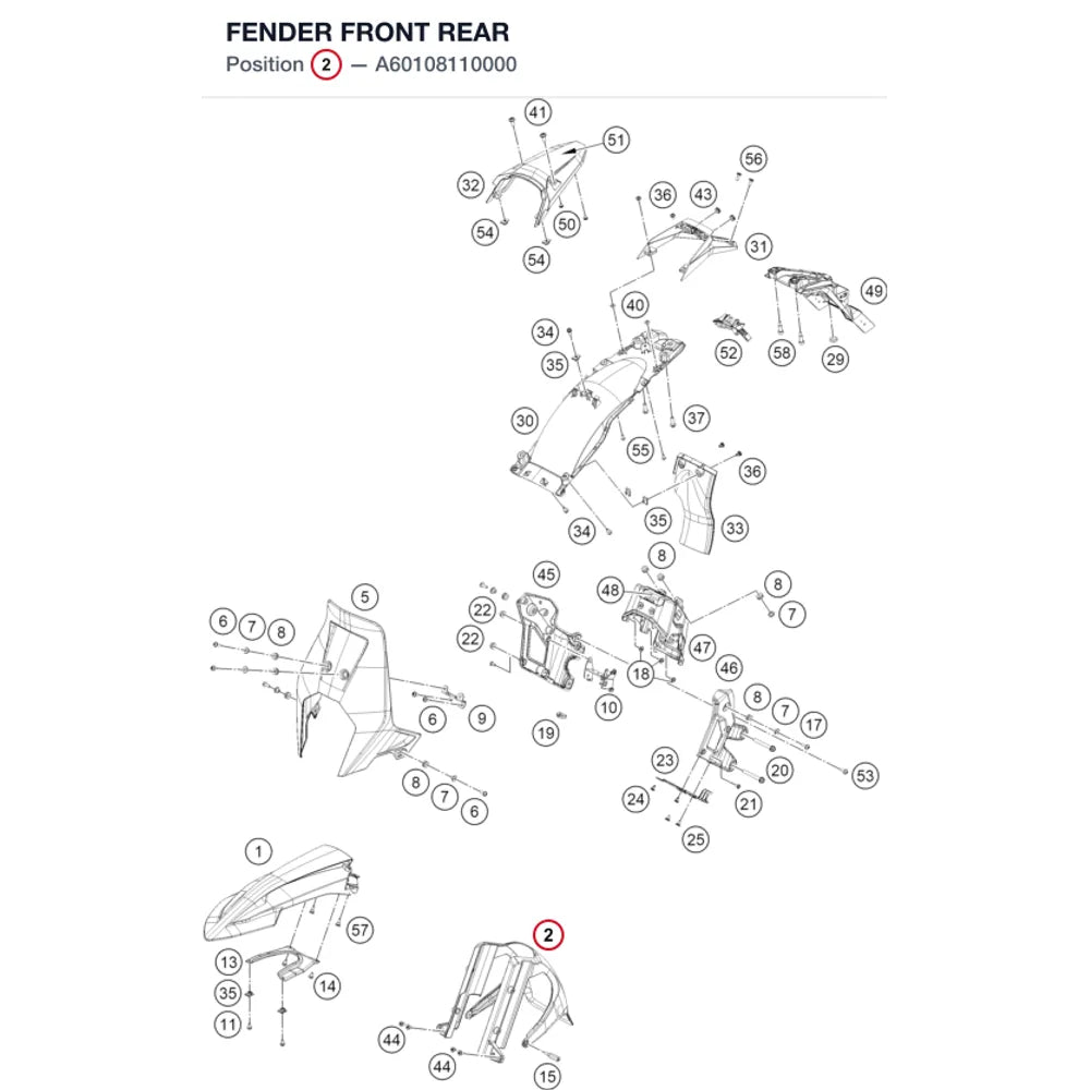 FENDER FRONT REAR
