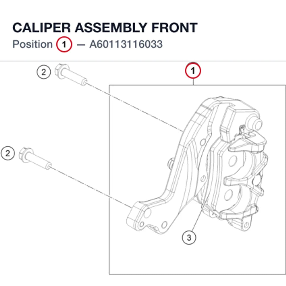 CALIPER ASSEMBLY FRONT