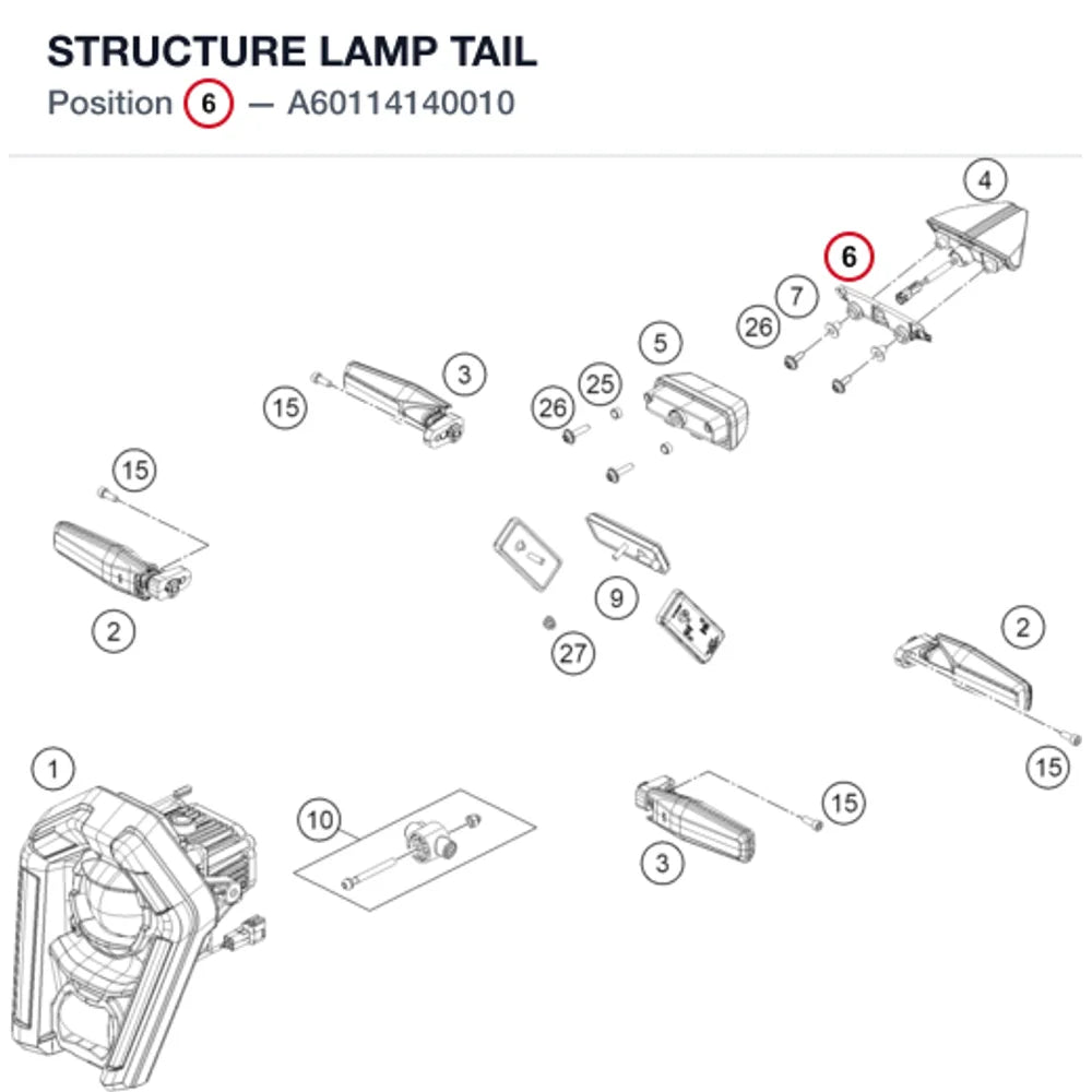 STRUCTURE LAMP TAIL