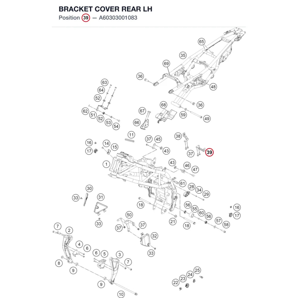 BRACKET COVER REAR LH