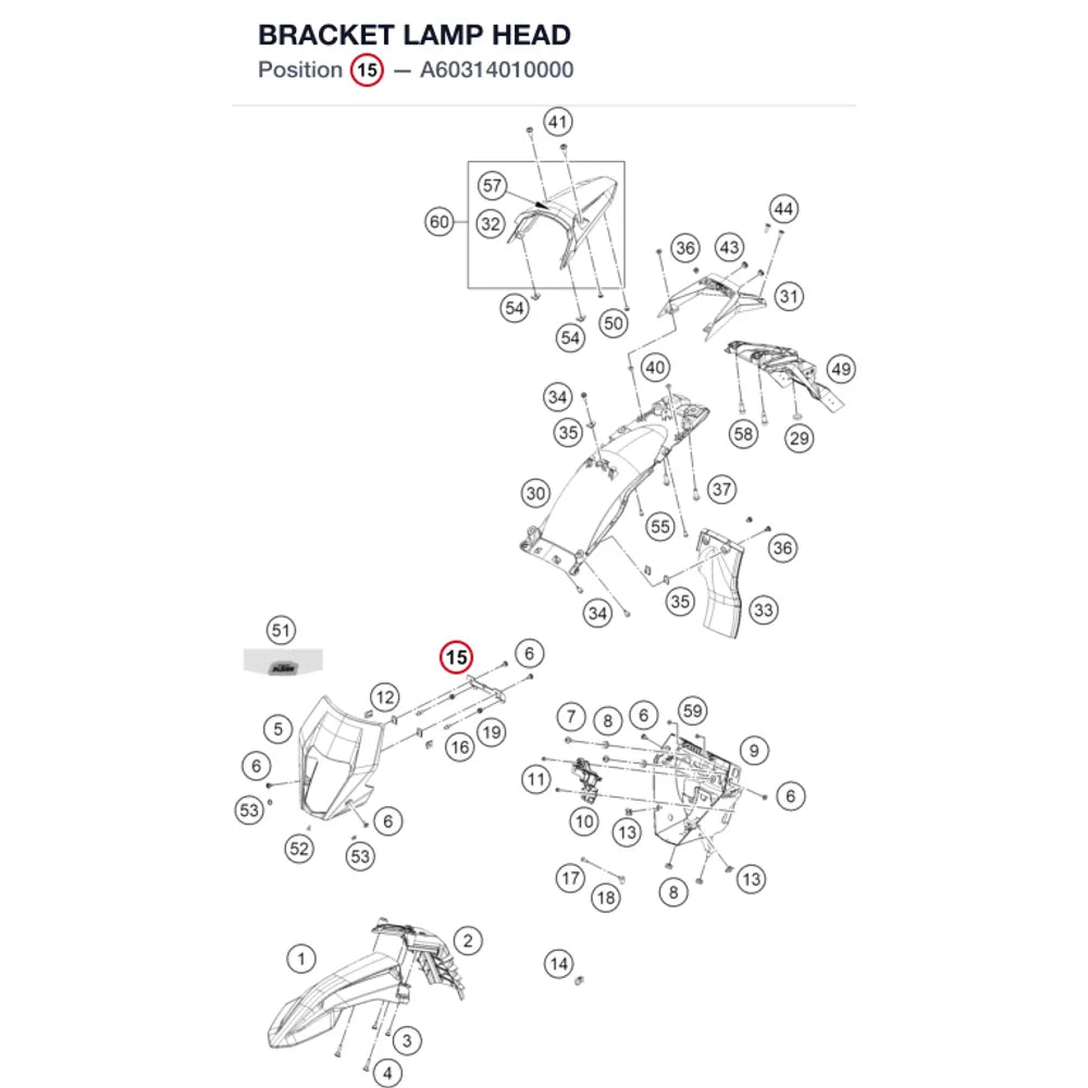 BRACKET LAMP HEAD