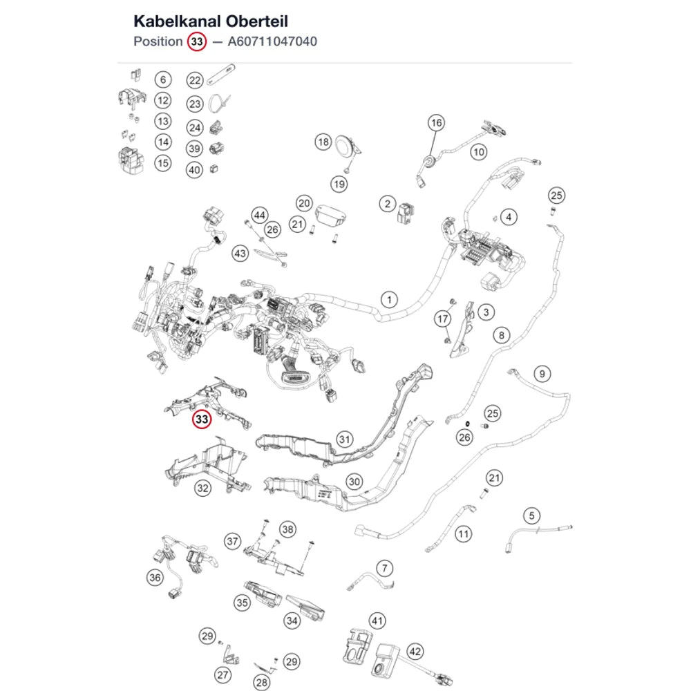 Kabelkanal Oberteil